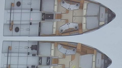 Sea Loft 480 : plan intérieur Sea Loft 480 : plan intérieur