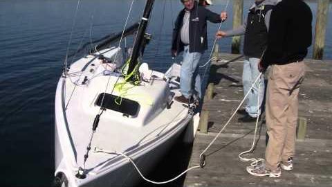 J70 test video Setting up and sailing