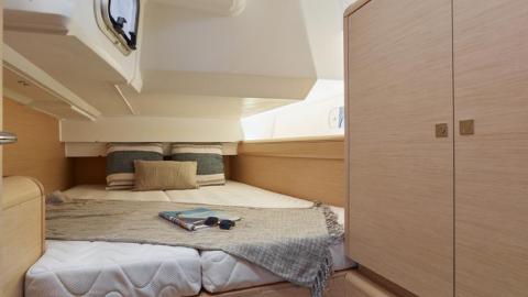 Jeanneau Sun Odyssey 449 : Cabine arrière bâbord Jeanneau Sun Odyssey 449 : Cabine arrière bâbord