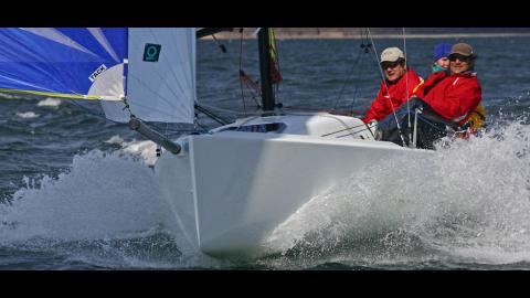 J-Boats - J-Composites J 70 au largue en régate J-Boats - J-Composites J 70 au largue en régate