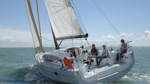 RM Yachts RM 1260 navigating RM Yachts RM 1260 navigating