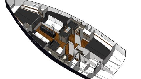 RM Yachts RM 1060 boat layout RM Yachts RM 1060 boat layout