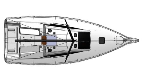 RM Yachts RM 1060 deck layout RM Yachts RM 1060 deck layout