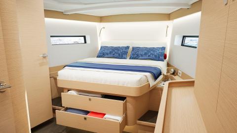Jeanneau Sun Odyssey 455 : cabine propriétaire