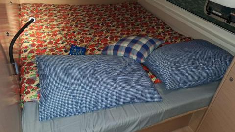 Jeanneau Sea Loft 480 : des couchages larges