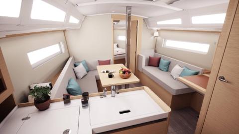 Sun Odyssey 380 : Un intérieur lumineux Sun Odyssey 380 : Un intérieur lumineux