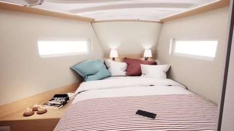 Sun Odyssey 380 : Une cabine baignée par la lumière Sun Odyssey 380 : Une cabine baignée par la lumière