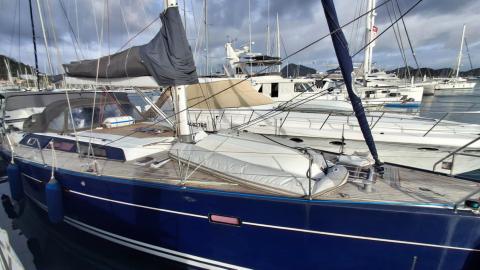 Hanse 540e : En marina