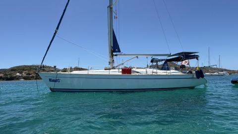 Bavaria 46  : Au mouillage en Martinique