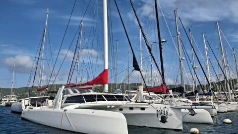 Rapido 53XS : Sur le ponton A&C Yacht en Martinique