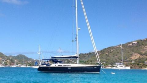 Jeanneau Sun Odyssey 45 : Au mouillage