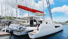 NEEL-TRIMARANS Neel 47  : A quai en Martinique