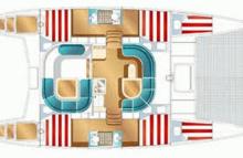 Nautitech 40: Plan d'aménagement