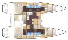 Lagoon 39: Plan d'aménagement