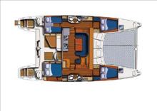 Plan aménagement - Catana Catana 47 Ocean Class, Occasion (2005) - Martinique (Ref 67) Plan aménagement - Catana Catana 47 Ocean Class, Occasion (2005) - Martinique (Ref 67)