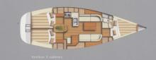 Plan de pont - Dufour Yachts Dufour 34 Performance, Occasion (2005) - Martinique (Ref 474)
