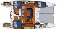 Catana 471 version propriétaire : Boat layout