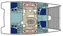 Leopard 45 : Plan d'aménagement