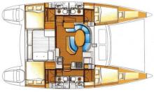 Lagoon 410 : Plan d'aménagement