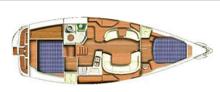 Sun Odyssey 40.3: Plan d'aménagement Sun Odyssey 40.3: Plan d'aménagement