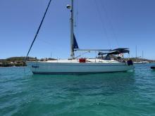 Bavaria 46  : Au mouillage en Martinique