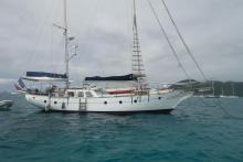 Hardin Yacht Hudson Force 50  : Au mouillage en Martinique