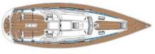 Bavaria 42 Cruiser : Plan de pont