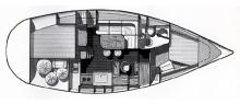Evasion 36 : Plan des cabines