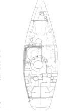 Pilote Saloon 60 : Plan d'aménagement