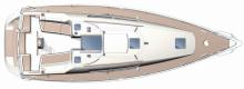 Sun Odyssey 36i : Plan de pont Sun Odyssey 36i : Plan de pont