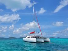 NEEL-TRIMARANS Neel 43 : Au mouillage en Caraïbes
