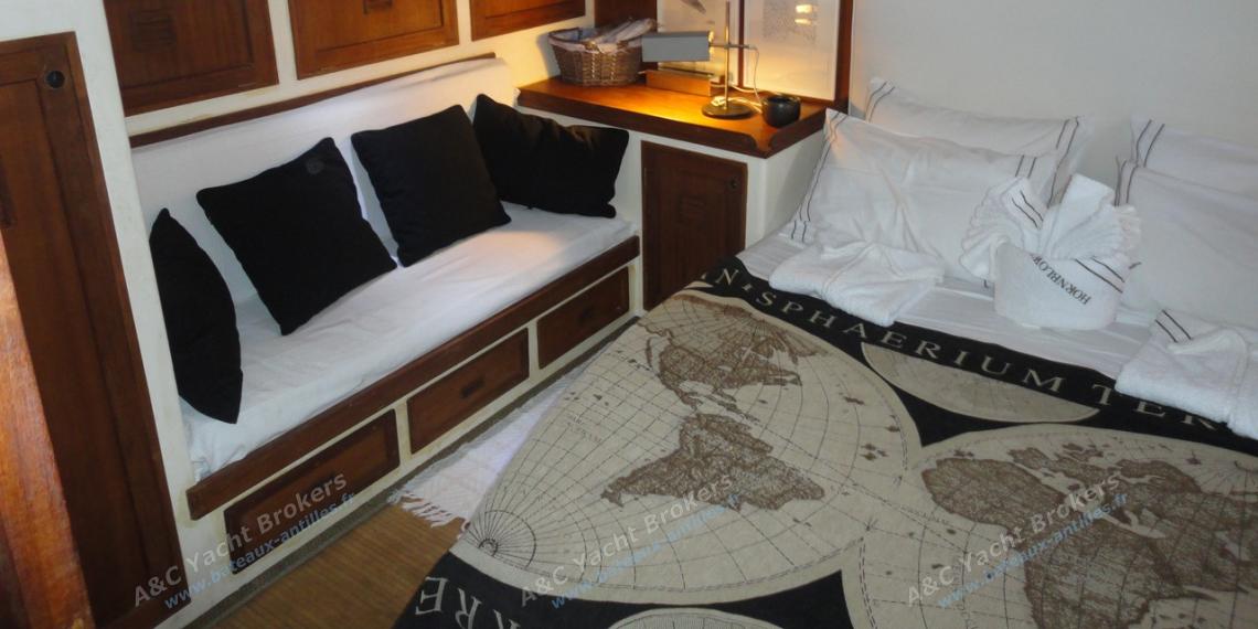 Cheoy Lee Europa 53’ : Cabine propriétaire autre vue Cheoy Lee Europa 53’ : Cabine propriétaire autre vue