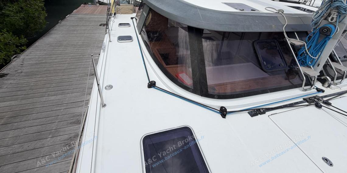 Nautitech 40 open : Roof et passavant tribord Nautitech 40 open : Roof et passavant tribord