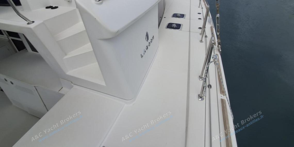 Lagoon 450F : Passavant tribord Lagoon 450F : Passavant tribord