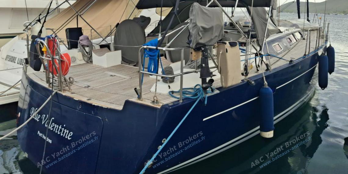 Hanse Yachts 540e : Vue depuis le ponton Hanse Yachts 540e : Vue depuis le ponton