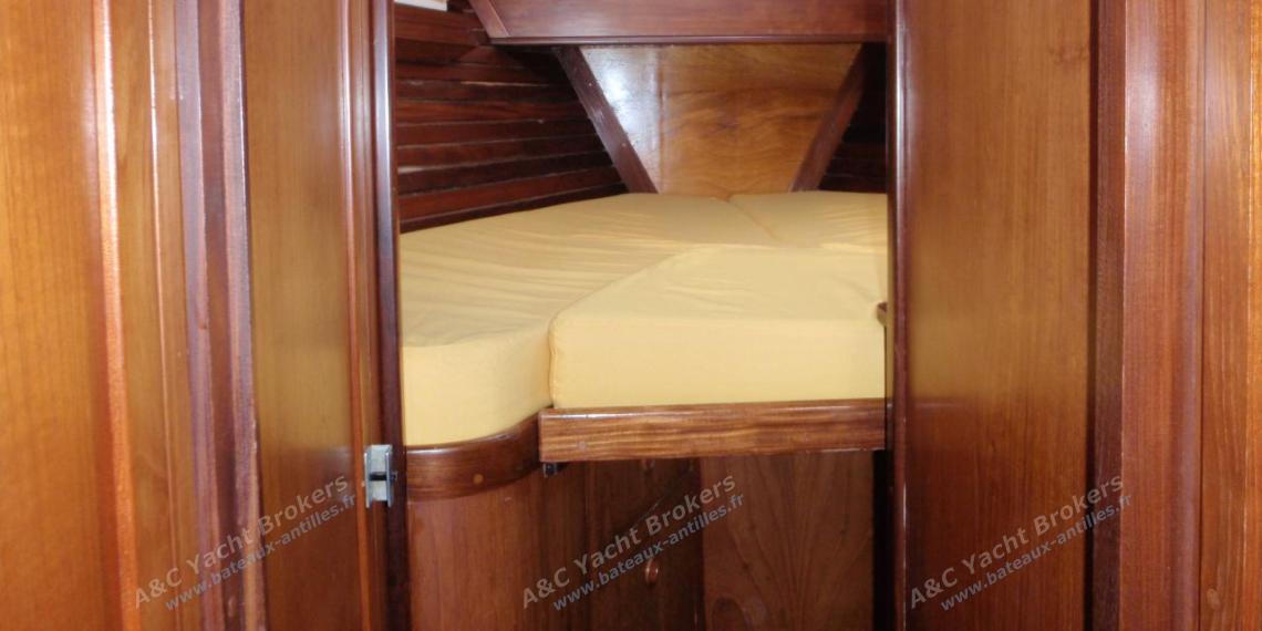 Wauquiez Amphitrite 43 : Cabine avant Wauquiez Amphitrite 43 : Cabine avant