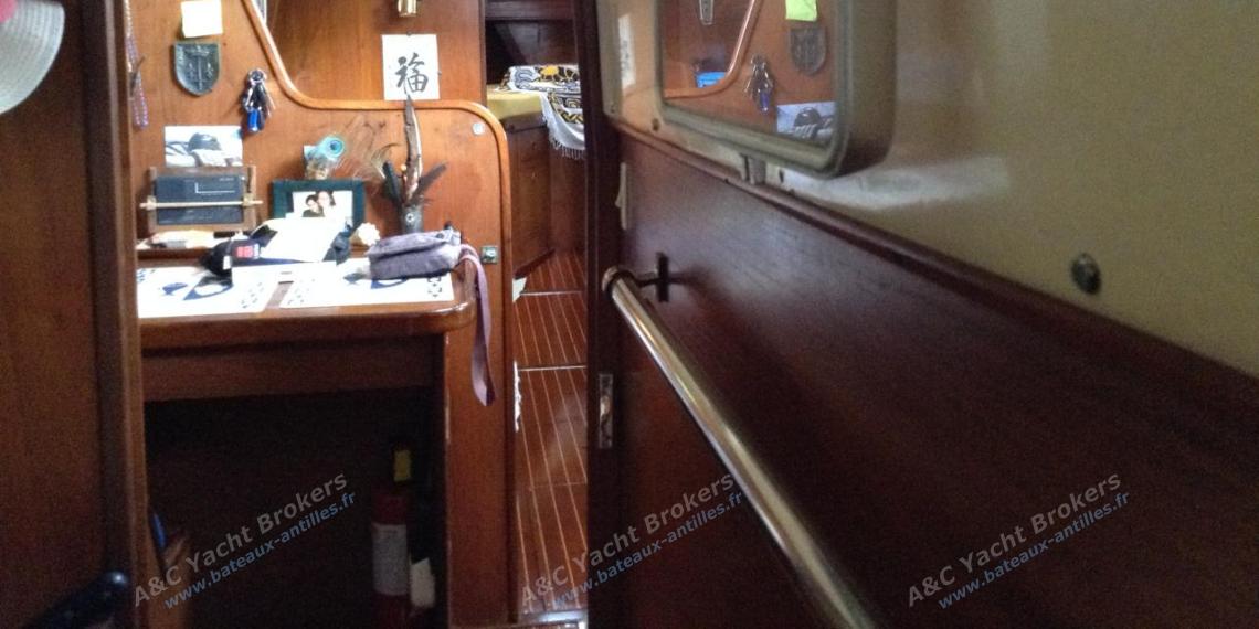 Wauquiez Amphitrite 43 : Vue depuis la cabine arrière Wauquiez Amphitrite 43 : Vue depuis la cabine arrière