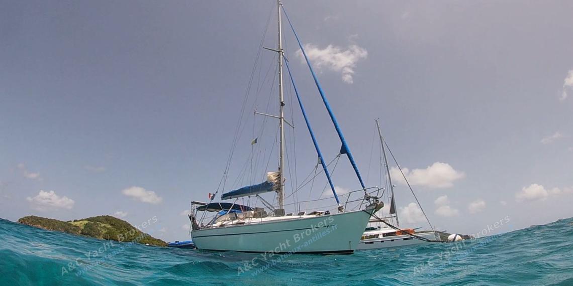 Bavaria 40 : Au mouillage autre vue Bavaria 40 : Au mouillage autre vue