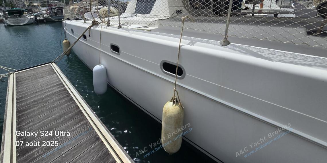 Fountaine Pajot Belize 43 : Vue depuis le ponton Fountaine Pajot Belize 43 : Vue depuis le ponton