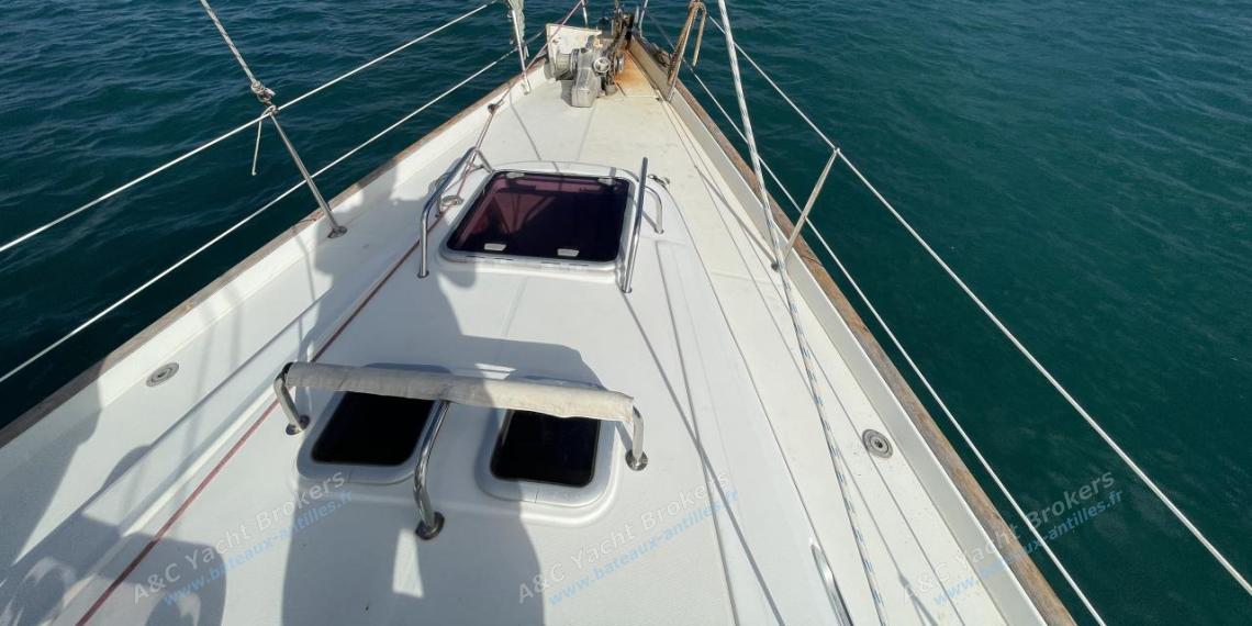 Bénéteau 50 : Pont avant Bénéteau 50 : Pont avant