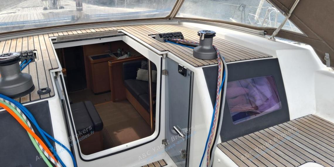 Dufour 500 Grand'Large : Winches de roof Dufour 500 Grand'Large : Winches de roof