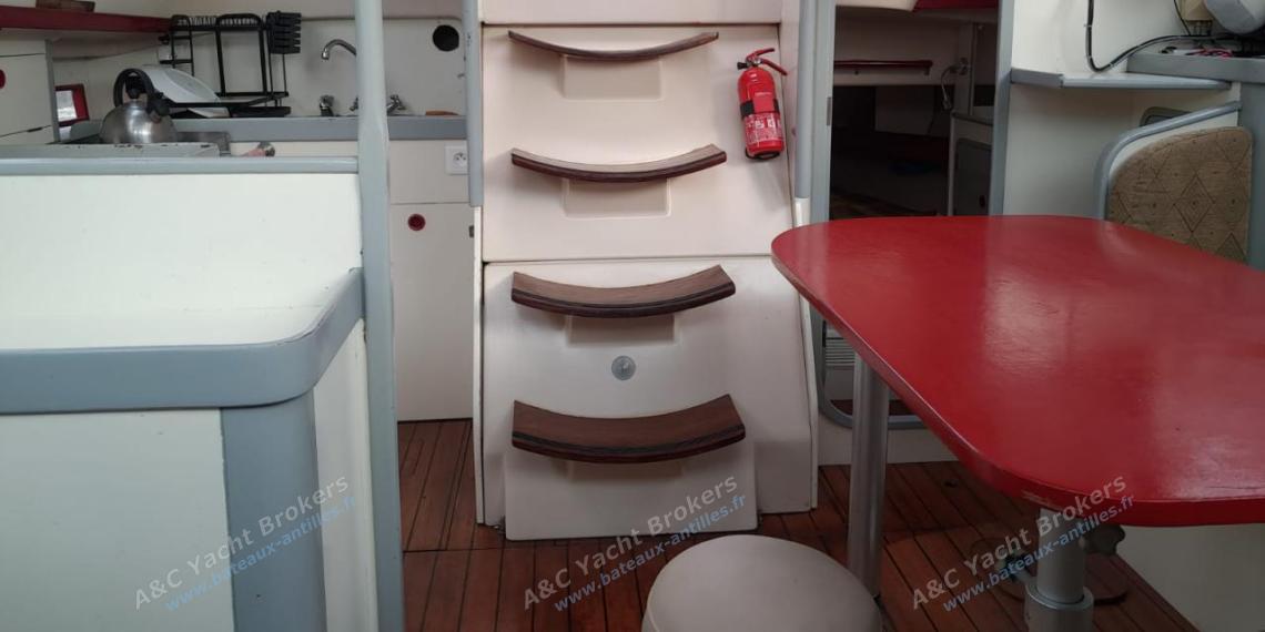 Bénéteau Evasion 36 : Autre vue depuis la cabine avant Bénéteau Evasion 36 : Autre vue depuis la cabine avant