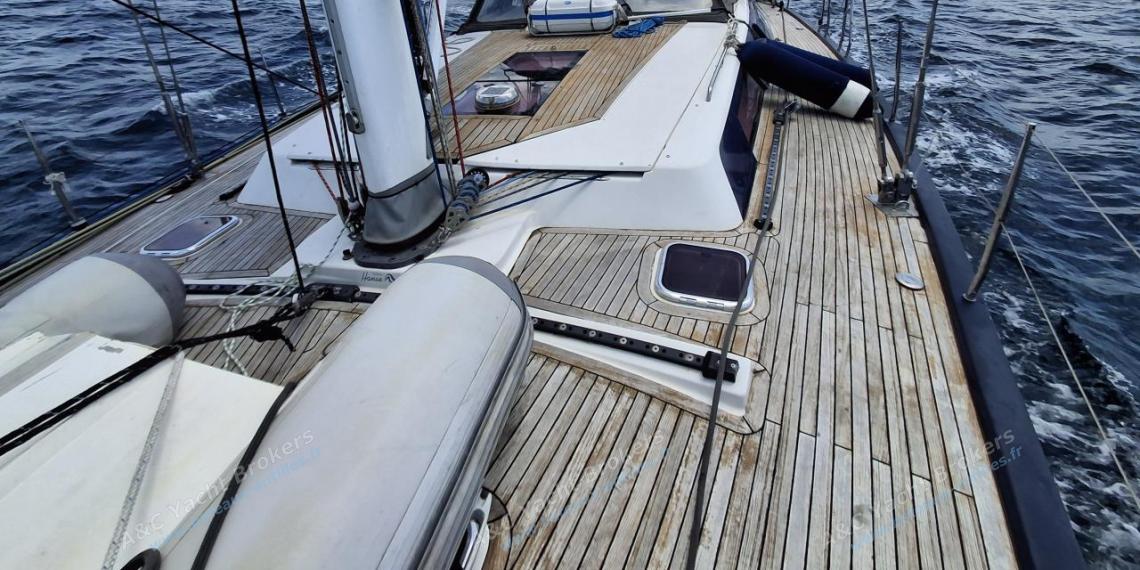 Hanse Yachts Hanse 54e : Pont et roof autre vue Hanse Yachts Hanse 54e : Pont et roof autre vue