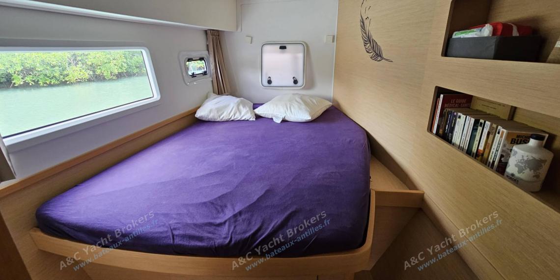 Lagoon 42 : Cabine avant bâbord Lagoon 42 : Cabine avant bâbord