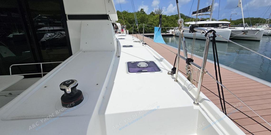 Lagoon 42 : Pass avant tribord Lagoon 42 : Pass avant tribord