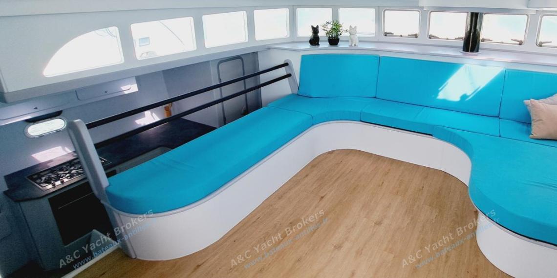 Lagoon Lagoon 570 : Banquette autre vue Lagoon Lagoon 570 : Banquette autre vue