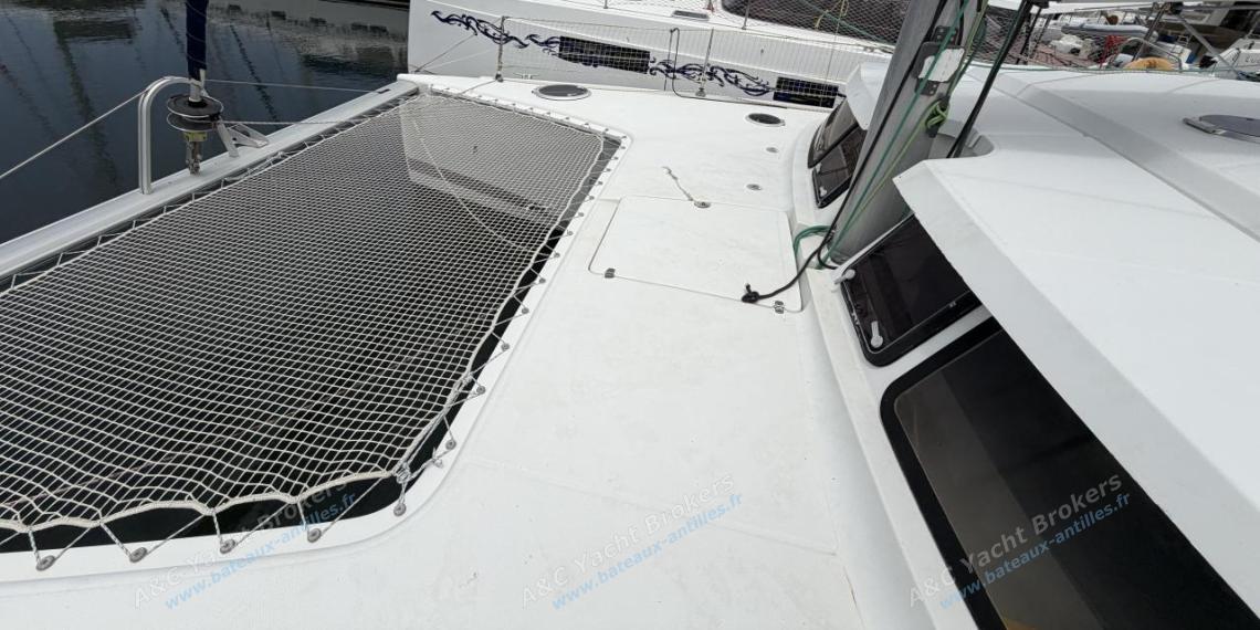 Fountaine Pajot Mahé 36 Evolution : Trampoline Fountaine Pajot Mahé 36 Evolution : Trampoline