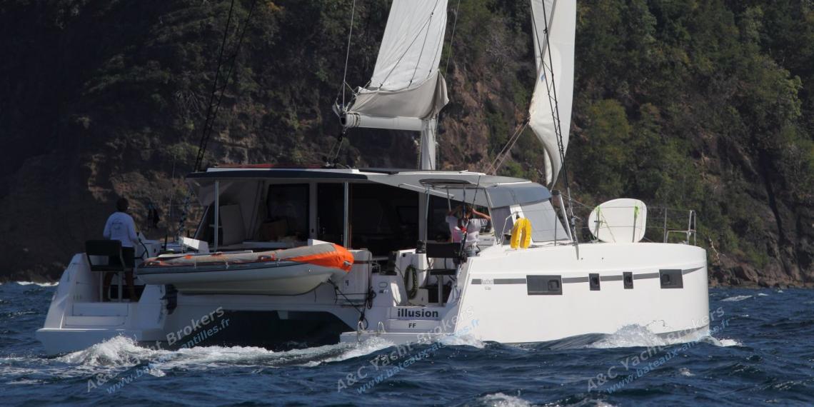 Nautitech 46 Open : En navigation dans les antilles autre vue Nautitech 46 Open : En navigation dans les antilles autre vue
