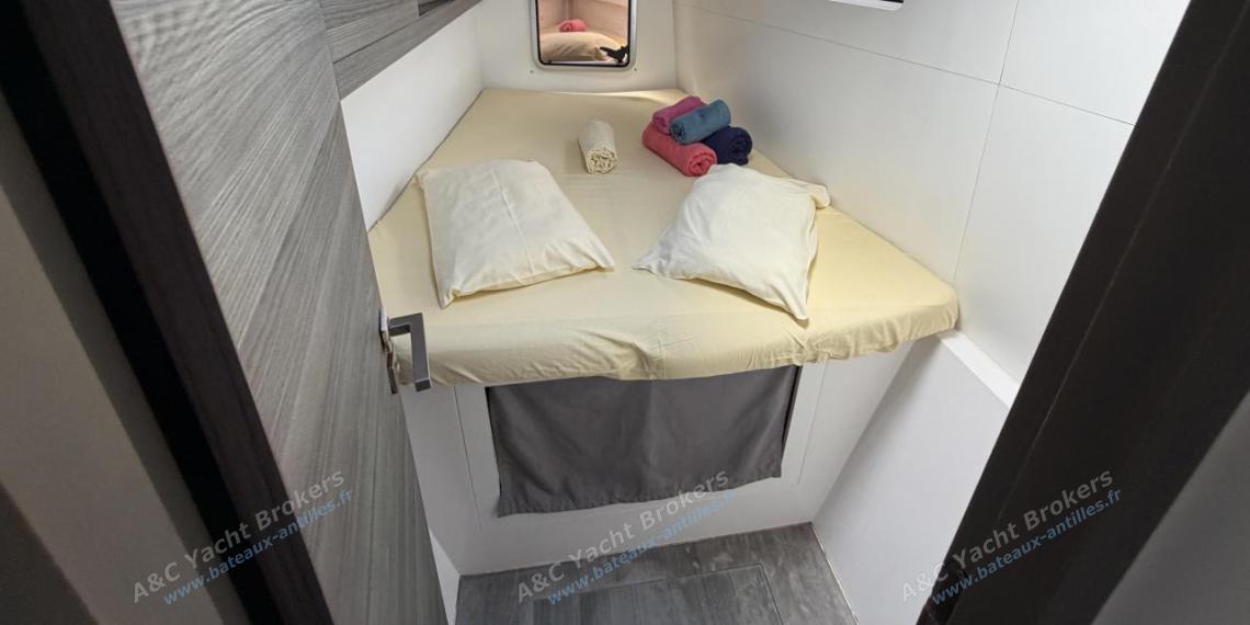 Nautitech Open 40 : Cabine avant tribord Nautitech Open 40 : Cabine avant tribord
