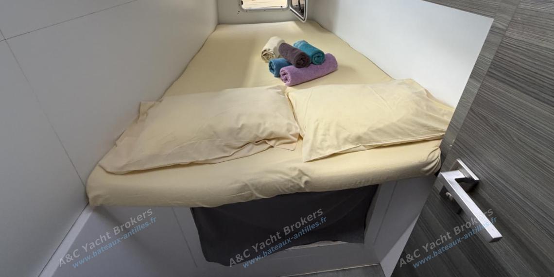 Nautitech Open 40 : Cabine avant bâbord Nautitech Open 40 : Cabine avant bâbord